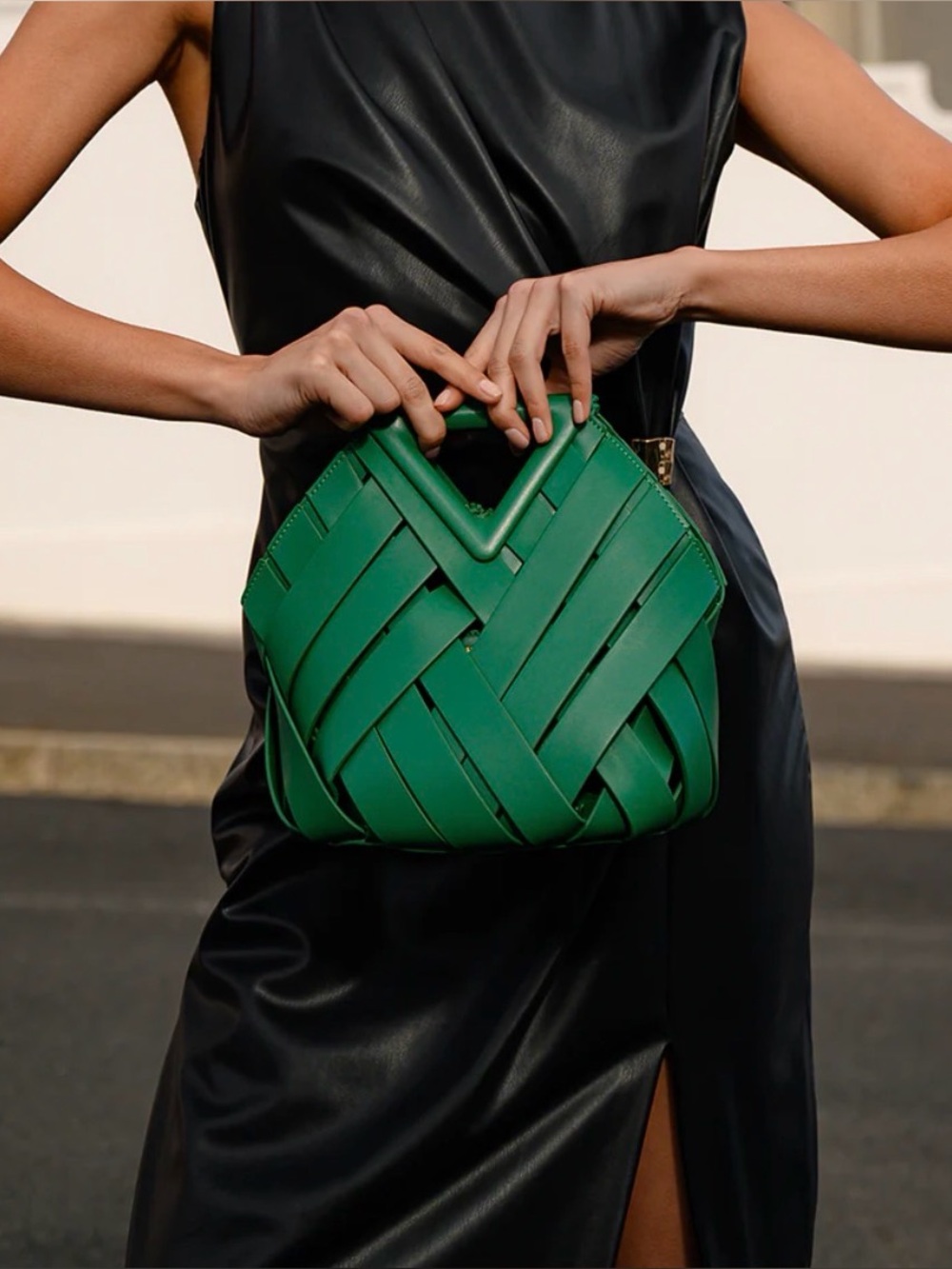 Verano Hill Natalie Handbag in Green